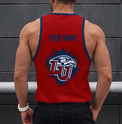 ELITE EDITION - NEW CUSTOMIZED NCAA CFH12 LIF LIBERTY FLAMES UNISEX TANK TOP