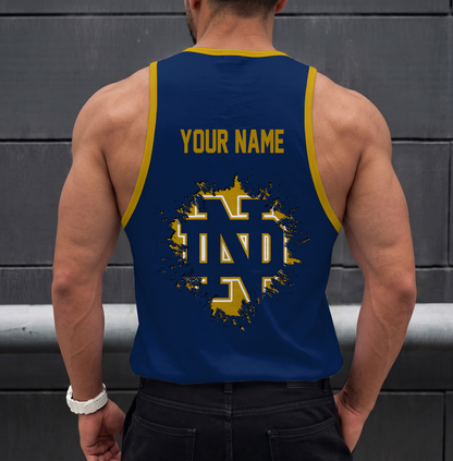 VIRAL EDITION - NEW CUSTOMIZED NCAA MFF12 NFI NOTRE DAME FIGHTING IRISH UNISEX TANK TOP