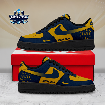FINAL SALE - NEW CUSTOMIZED NCAA MFF12 NFI NOTRE DAME FIGHTING IRISH AF1 SHOES