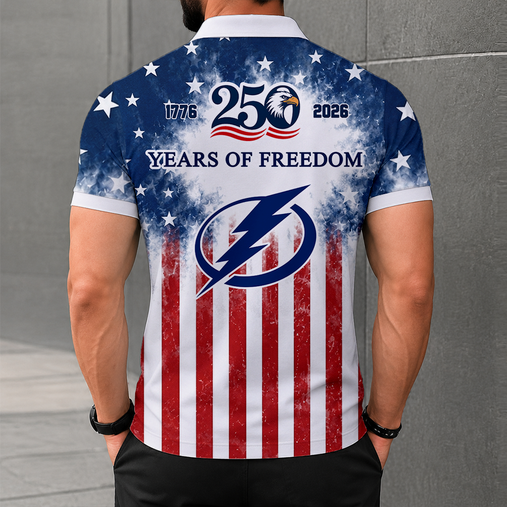 LIMITED EDITION - NEW CUSTOMIZED NHL12 TPL TAMPA BAY LIGHTNING POLO SHIRT, ZIP POLO SHIRT & T-SHIRTS