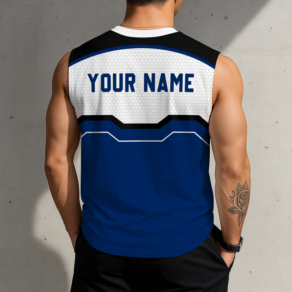 LIMITED EDITION - NEW CUSTOMIZED NHL12 TPL TAMPA BAY LIGHTNING MEN'S GYM SHIRT