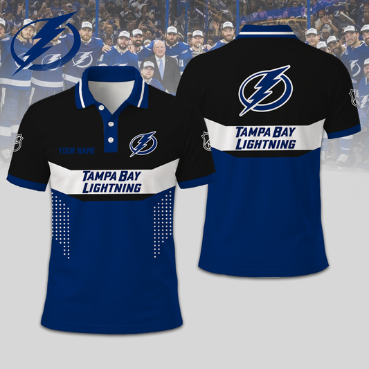SPECIAL EDITION - NEW CUSTOMIZED NHL12 TPL TAMPA BAY LIGHTNING T-SHIRT, POLO SHIRT, ZIP POLO SHIRT, SWEATSHIRT, HOODIE & ZIP HOODIE