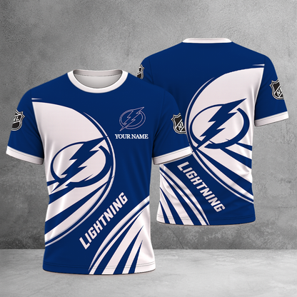 ELITE EDITION - NEW CUSTOMIZED NHL12 TPL TAMPA BAY LIGHTNING T-SHIRT, POLO SHIRT, ZIP POLO SHIRT, SWEATSHIRT, HOODIE & ZIP HOODIE
