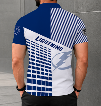 VIRAL EDITION - NEW CUSTOMIZED NHL12 TPL TAMPA BAY LIGHTNING POLO SHIRT