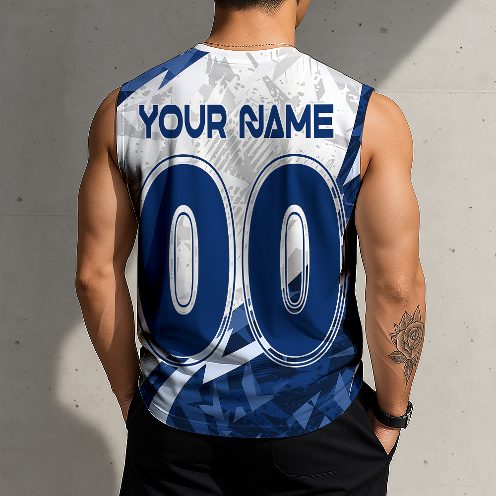 LIMITED EDITION - NEW CUSTOMIZED NHL12 TPL TAMPA BAY LIGHTNING TANK TOP & GYM SHIRT