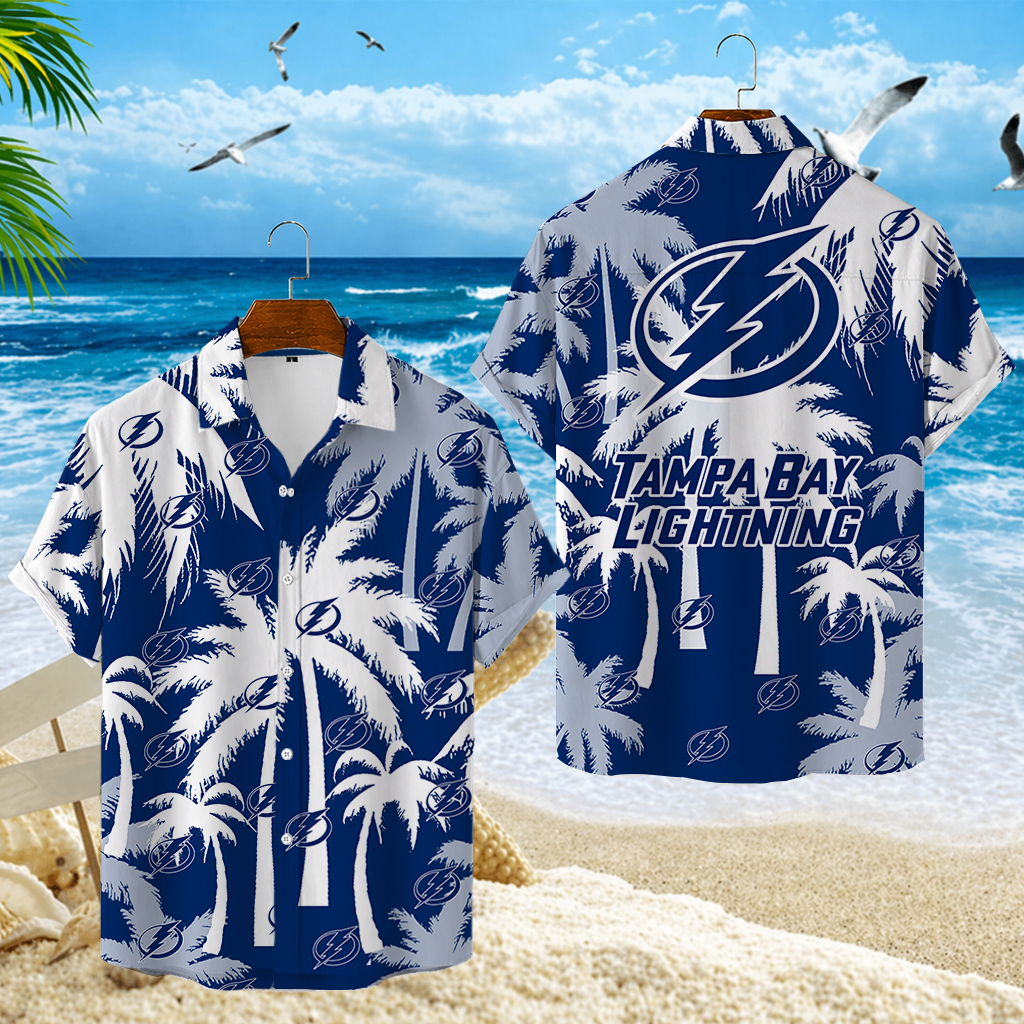 LIMITED EDITION - NEW CUSTOMIZED NHL12 TPL TAMPA BAY LIGHTNING UNISEX HAWAIIAN SHIRT