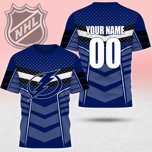 SPECIAL EDITION - NEW CUSTOMIZED NHL12 TPL TAMPA BAY LIGHTNING T-SHIRT, POLO SHIRT, ZIP POLO SHIRT, SWEATSHIRT, HOODIE & ZIP HOODIE