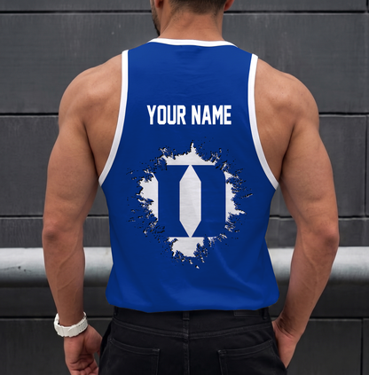 ELITE EDITION - NEW CUSTOMIZED NCAA CFH13 DLD DUKE BLUE DEVILS UNISEX TANK TOP