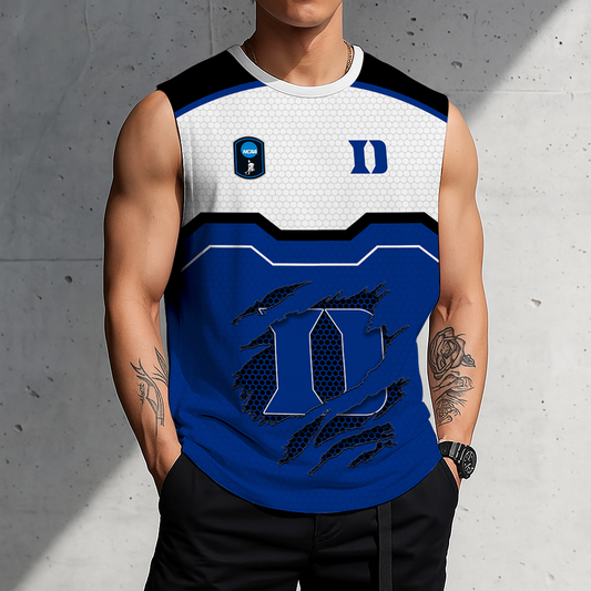 FLASH SALE - NEW CUSTOMIZED NCAA CFH13 DLD DUKE BLUE DEVILS MEN'S GYM SHIRT