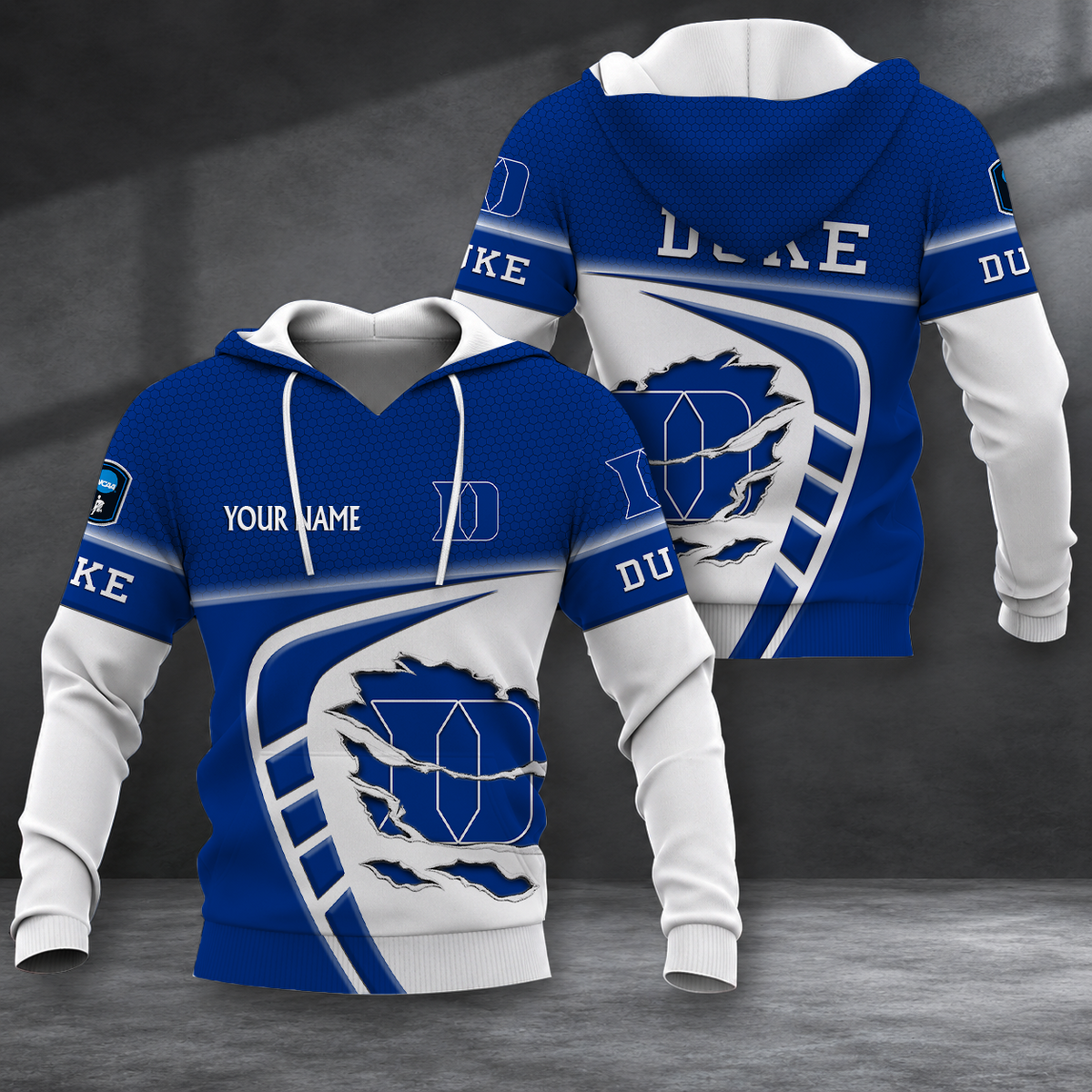 LIMITED EDITION - NEW CUSTOMIZED NCAA CFH13 DLD DUKE BLUE DEVILS HOODIE, ZIP HOODIE, T-SHIRT, POLO SHIRT, ZIP POLO SHIRT & SWEATSHIRT
