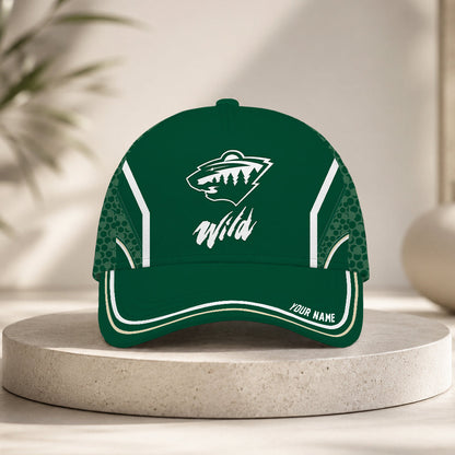 LIMITED EDITION - NEW CUSTOMIZED NHL13 MNW MINNESOTA WILD CLASSIC CAP