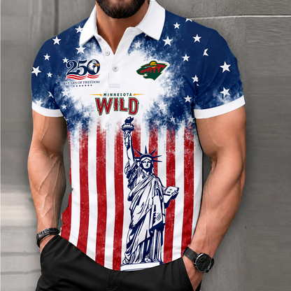 LIMITED EDITION - NEW CUSTOMIZED NHL13 MNW MINNESOTA WILD POLO SHIRT, ZIP POLO SHIRT & T-SHIRTS