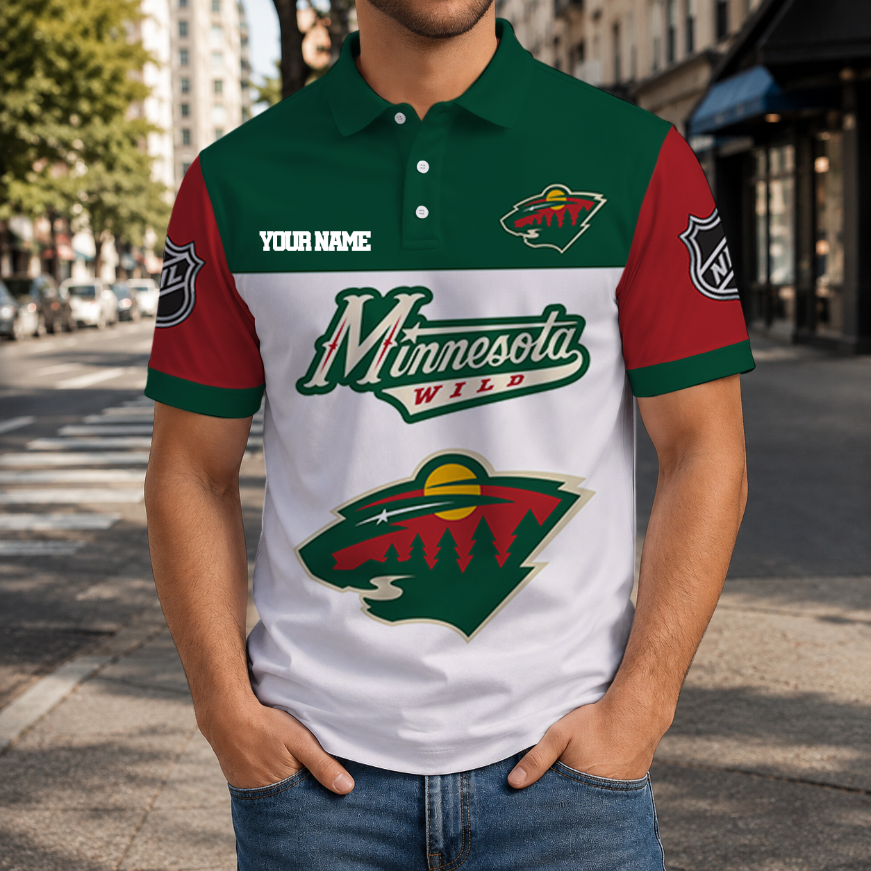LIMITED EDITION - NEW CUSTOMIZED NHL13 MNW MINNESOTA WILD T-SHIRT, POLO SHIRT, ZIP POLO SHIRT, SWEATSHIRT, HOODIE & ZIP HOODIE