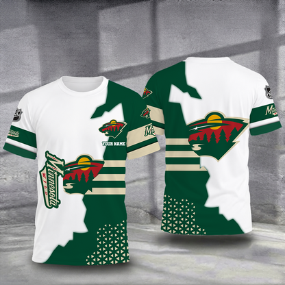 LIMITED EDITION - NEW CUSTOMIZED NHL13 MNW MINNESOTA WILD T-SHIRT, POLO SHIRT, ZIP POLO SHIRT, SWEATSHIRT, HOODIE & ZIP HOODIE