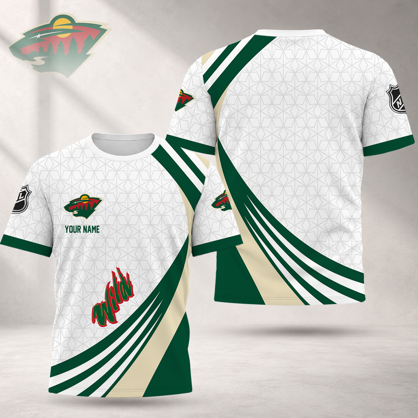 LIMITED EDITION - NEW CUSTOMIZED NHL13 MNW MINNESOTA WILD T-SHIRT, POLO SHIRT, ZIP POLO SHIRT, SWEATSHIRT, HOODIE & ZIP HOODIE