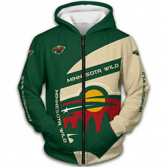 FINAL SALE - NEW CUSTOMIZED NHL13 MNW MINNESOTA WILD T-SHIRT, POLO SHIRT, ZIP POLO SHIRT, SWEATSHIRT, HOODIE & ZIP HOODIE