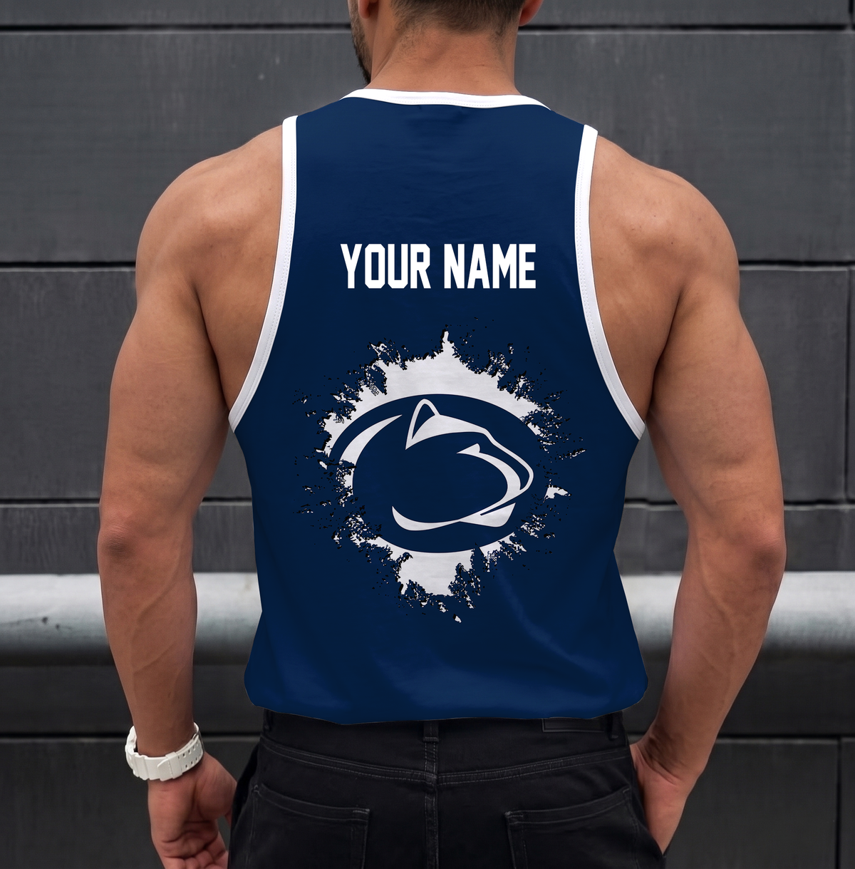 VIRAL EDITION - NEW CUSTOMIZED NCAA MFF13 PNL PENN STATE NITTANY LIONS UNISEX TANK TOP