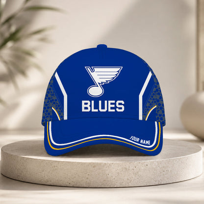 LIMITED EDITION - NEW CUSTOMIZED NHL14 SLB ST. LOUIS BLUES CLASSIC CAP