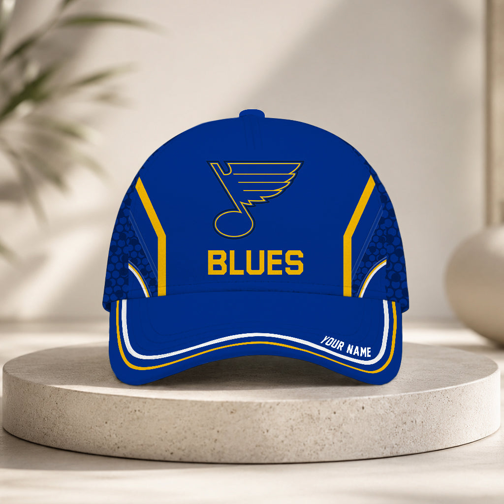 LIMITED EDITION - NEW CUSTOMIZED NHL14 SLB ST. LOUIS BLUES CLASSIC CAP