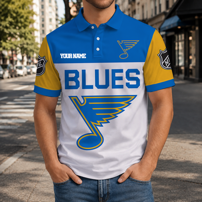 LIMITED EDITION - NEW CUSTOMIZED NHL14 SLB ST. LOUIS BLUES T-SHIRT, POLO SHIRT, ZIP POLO SHIRT, SWEATSHIRT, HOODIE & ZIP HOODIE