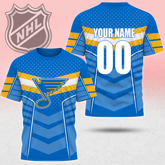 SPECIAL EDITION - NEW CUSTOMIZED NHL14 SLB ST. LOUIS BLUES T-SHIRT, POLO SHIRT, ZIP POLO SHIRT, SWEATSHIRT, HOODIE & ZIP HOODIE
