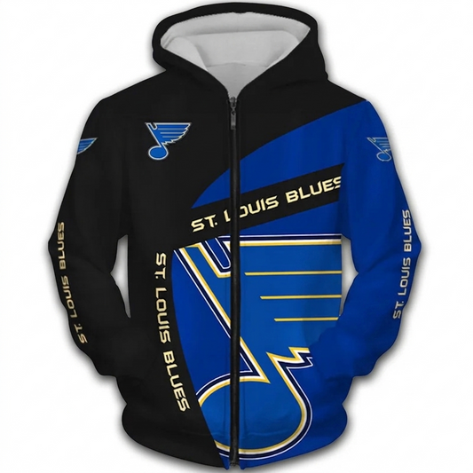 FINAL SALE - NEW CUSTOMIZED NHL14 SLB ST. LOUIS BLUES T-SHIRT, POLO SHIRT, ZIP POLO SHIRT, SWEATSHIRT, HOODIE & ZIP HOODIE