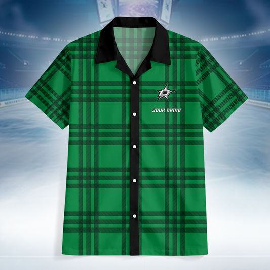 LIMITED EDITION - NEW CUSTOMIZED NHL15 DLS DALLAS STARS UNISEX HAWAIIAN SHIRT