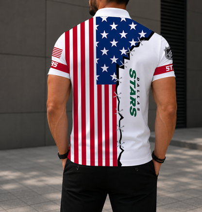 LIMITED EDITION - NEW CUSTOMIZED NHL15 DLS DALLAS STARS POLO SHIRT, ZIP POLO SHIRT & T-SHIRTS