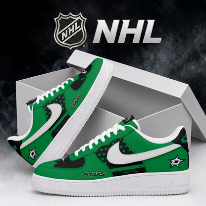LIMITED EDITION - NEW CUSTOMIZED NHL15 DLS DALLAS STARS AF1 SHOES