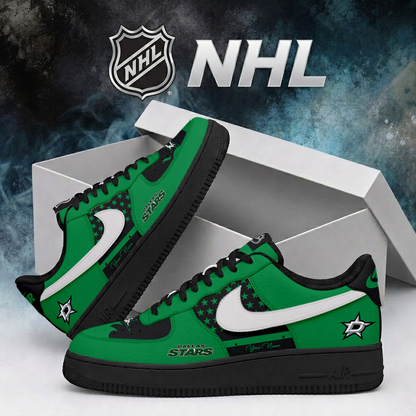LIMITED EDITION - NEW CUSTOMIZED NHL15 DLS DALLAS STARS AF1 SHOES