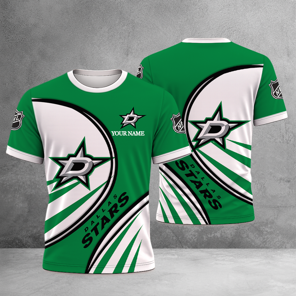 ELITE EDITION - NEW CUSTOMIZED NHL15 DLS DALLAS STARS T-SHIRT, POLO SHIRT, ZIP POLO SHIRT, SWEATSHIRT, HOODIE & ZIP HOODIE