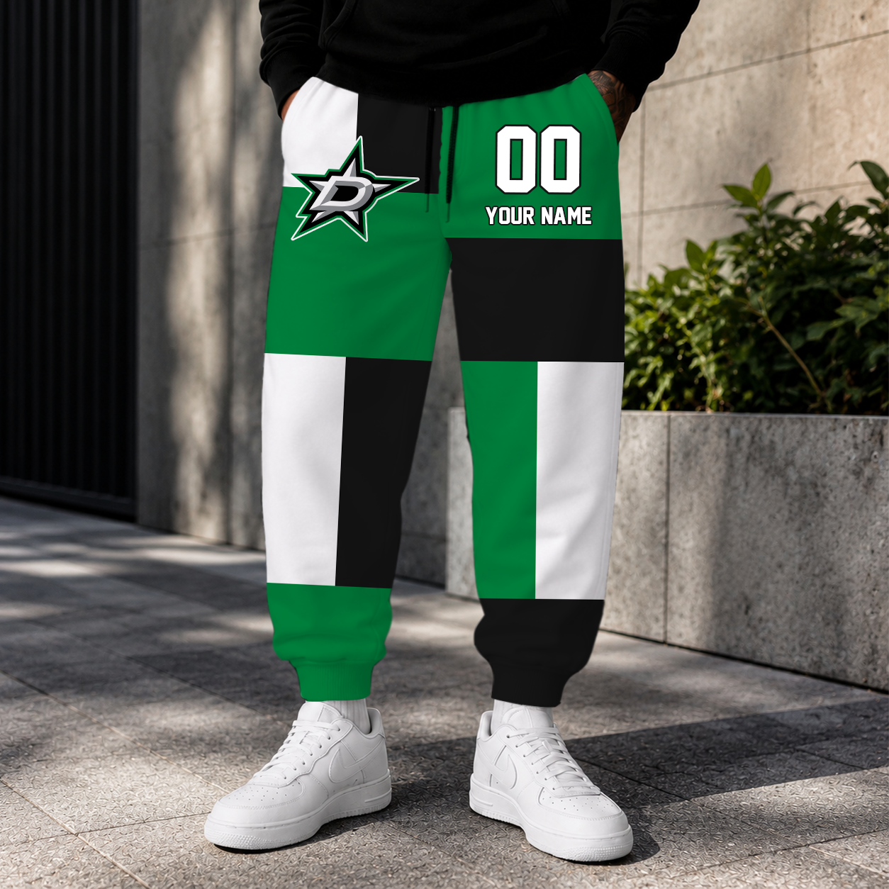 VIRAL EDITION - NEW CUSTOMIZED NHL15 DLS DALLAS STARS SWEATPANTS