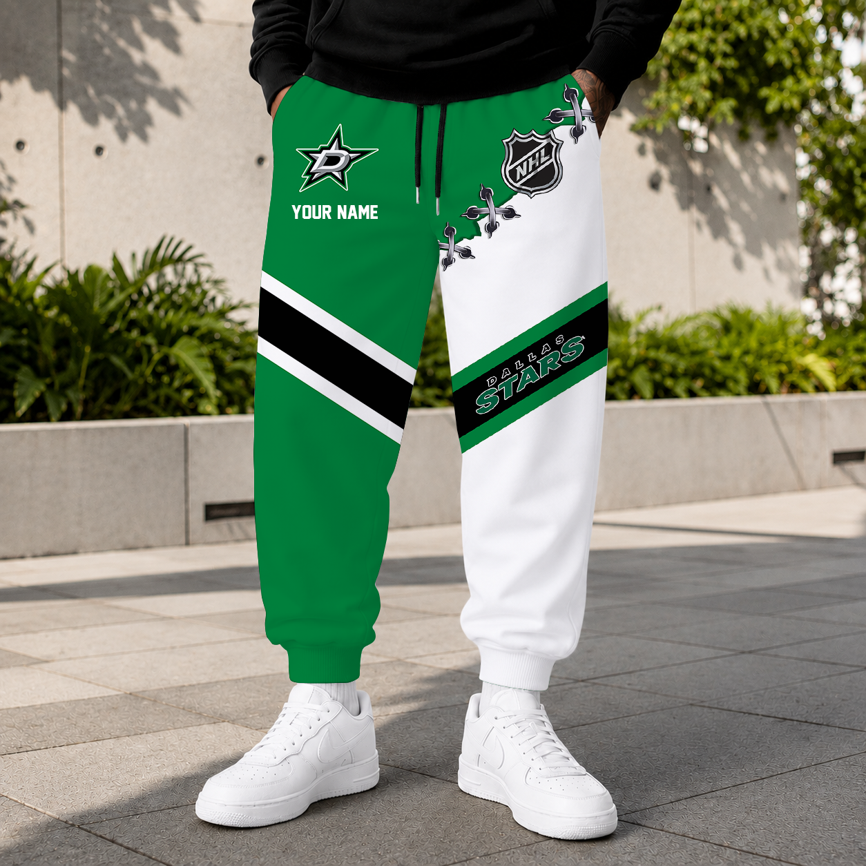 HOT DEAL - NEW CUSTOMIZED NHL15 DLS DALLAS STARS SWEATPANTS