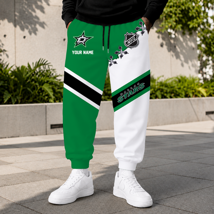 HOT DEAL - NEW CUSTOMIZED NHL15 DLS DALLAS STARS SWEATPANTS