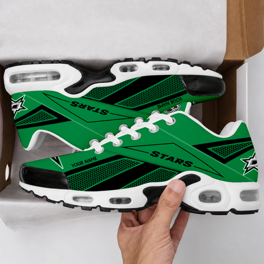 FLASH SALE - NEW CUSTOMIZED NHL15 DLS DALLAS STARS AIR MAX PLUS SNEAKERS