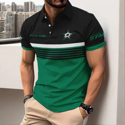 HOT DEAL - NEW CUSTOMIZED NHL15 DLS DALLAS STARS POLO SHIRT, ZIP POLO SHIRT & T-SHIRTS