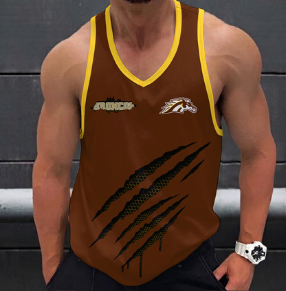 VIRAL EDITION - NEW CUSTOMIZED NCAA MFF15 WMB WESTERN MICHIGAN BRONCOS UNISEX TANK TOP