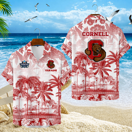 FINAL SALE - NEW CUSTOMIZED MFF16 CBR CORNELL BIG RED UNISEX HAWAIIAN SHIRT