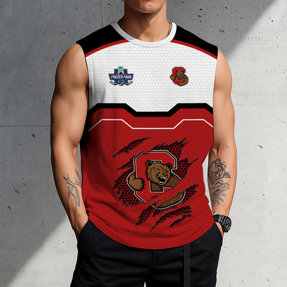 FLASH SALE - NEW CUSTOMIZED NCAA MFF16 CBR CORNELL BIG RED MEN'S GYM SHIRT