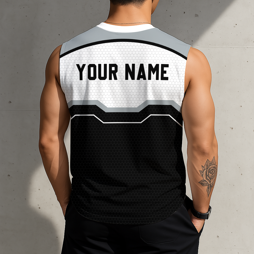 LIMITED EDITION - NEW CUSTOMIZED NHL16 LAK LOS ANGELES KINGS MEN'S GYM SHIRT