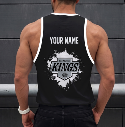 LIMITED EDITION - NEW CUSTOMIZED NHL16 LAK LOS ANGELES KINGS UNISEX TANK TOP
