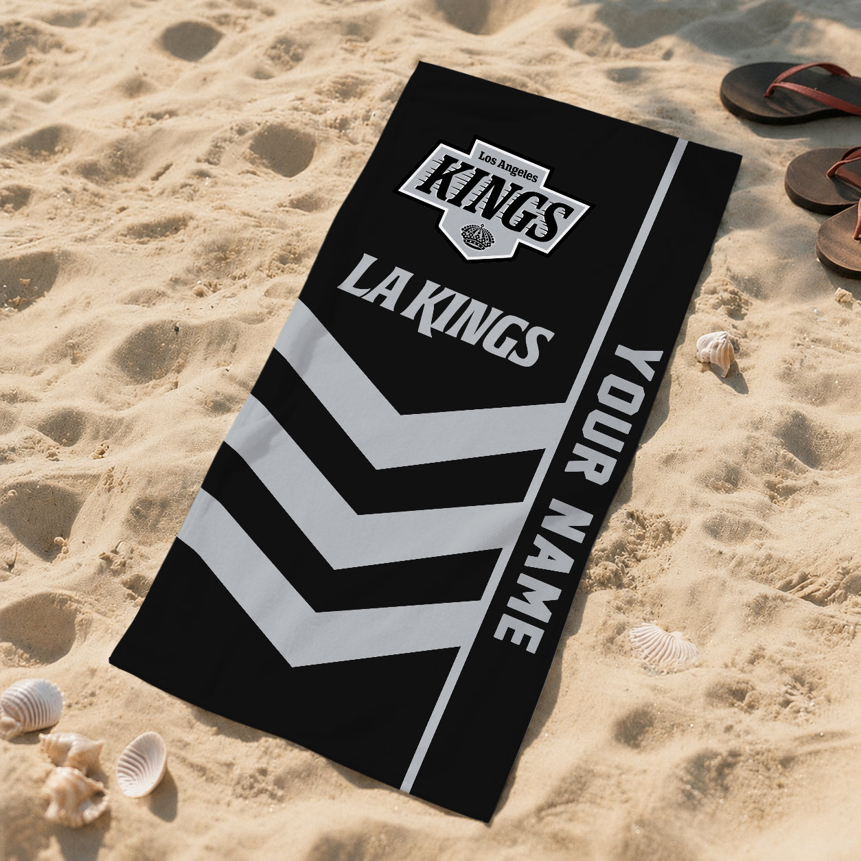 VIRAL EDITION - NEW CUSTOMIZED NHL16 LAK LOS ANGELES KINGS BEACH TOWEL