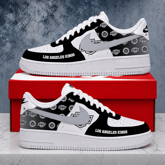 FINAL SALE - NEW CUSTOMIZED NHL16 LAK LOS ANGELES KINGS AF1 SHOES
