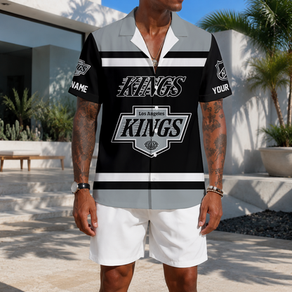 VIRAL EDITION - NEW CUSTOMIZED NHL16 LAK LOS ANGELES KINGS UNISEX HAWAIIAN SHIRT