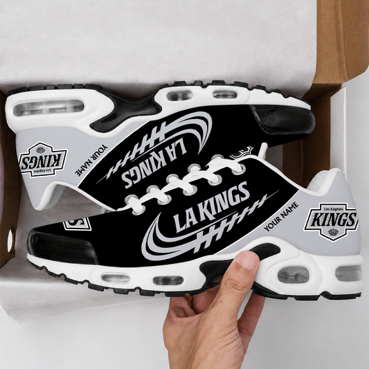 FINAL SALE - NEW CUSTOMIZED NHL16 LAK LOS ANGELES KINGS AIR MAX PLUS SNEAKERS