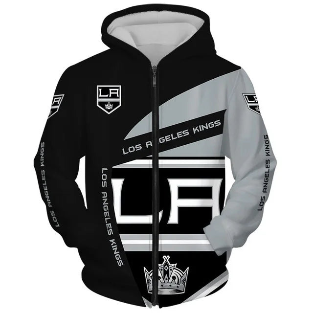 FINAL SALE - NEW CUSTOMIZED NHL16 LAK LOS ANGELES KINGS T-SHIRT, POLO SHIRT, ZIP POLO SHIRT, SWEATSHIRT, HOODIE & ZIP HOODIE