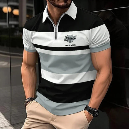 EXCLUSIVE EDITION - NEW CUSTOMIZED NHL16 LAK LOS ANGELES KINGS POLO SHIRT, ZIP POLO SHIRT & T-SHIRTS