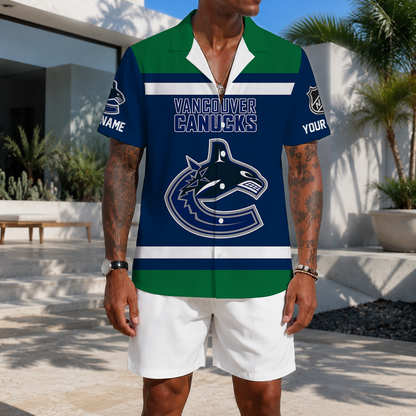VIRAL EDITION - NEW CUSTOMIZED NHL19 VCC VANCOUVER CANUCKS UNISEX HAWAIIAN SHIRT