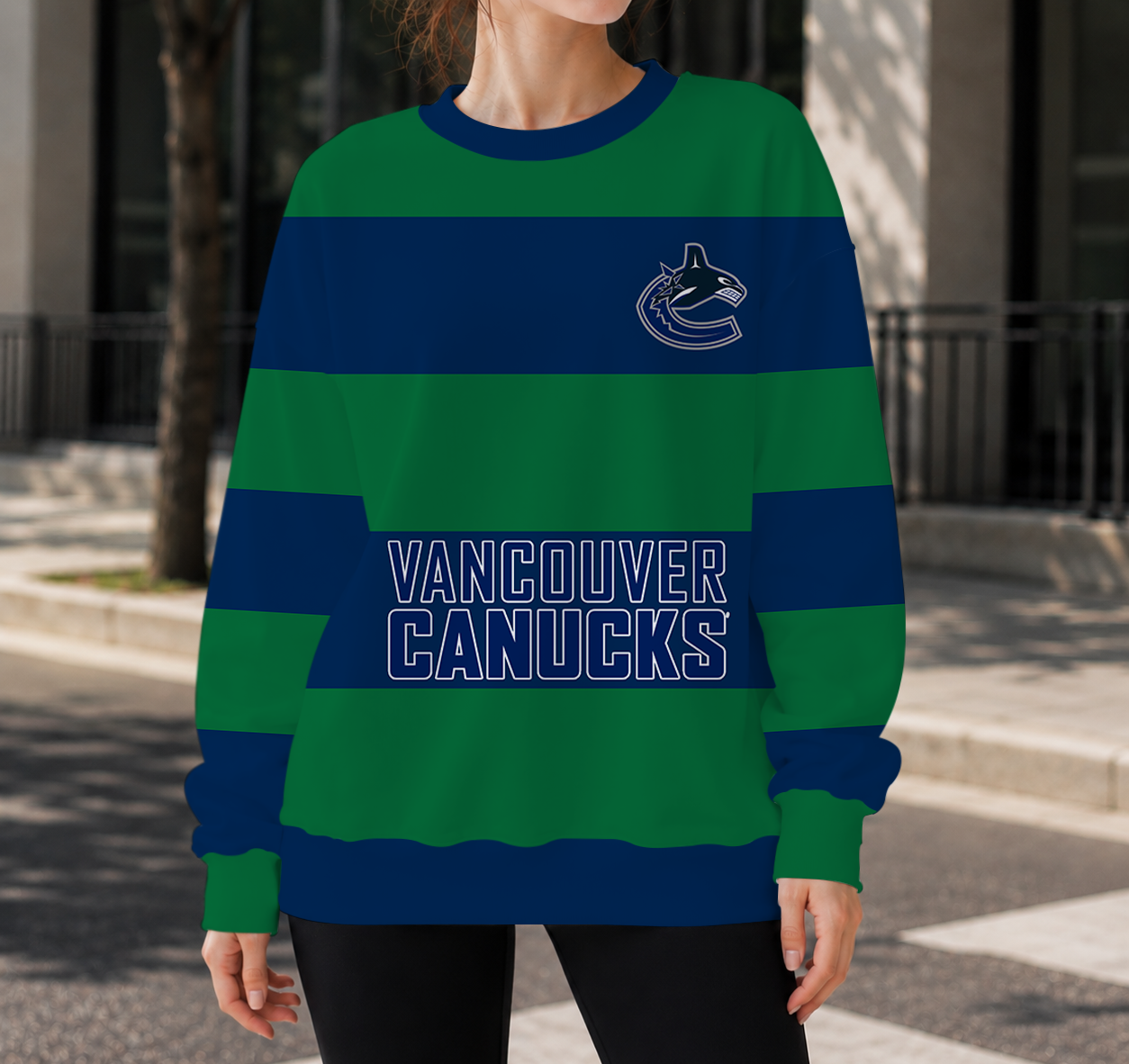 HOT DEAL - NEW CUSTOMIZED NHL19 VCC VANCOUVER CANUCKS UNISEX SWEATSHIRT