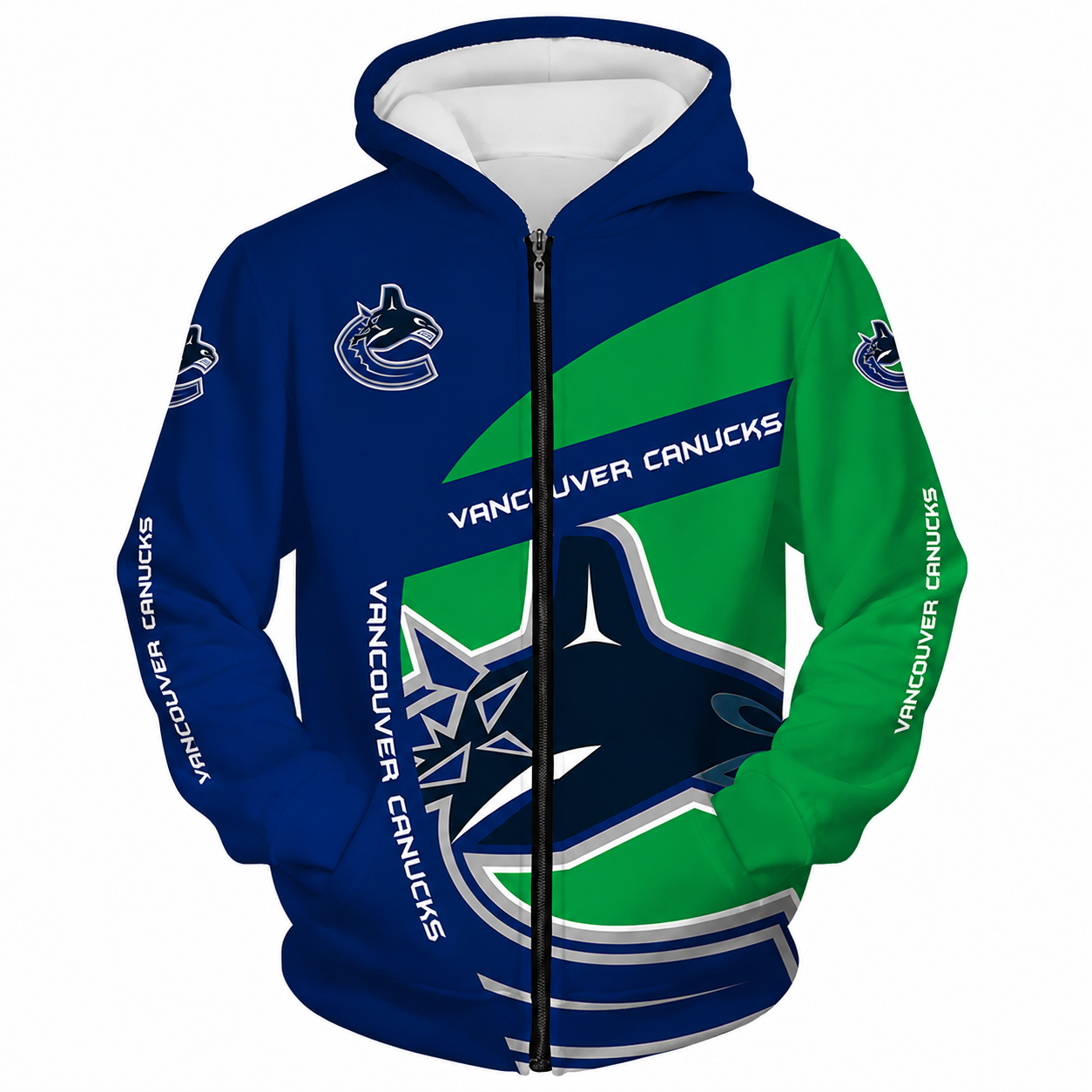 FINAL SALE - NEW CUSTOMIZED NHL19 VCC VANCOUVER CANUCKS T-SHIRT, POLO SHIRT, ZIP POLO SHIRT, SWEATSHIRT, HOODIE & ZIP HOODIE